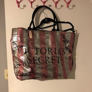 Sequined Victoria’s Secret bag